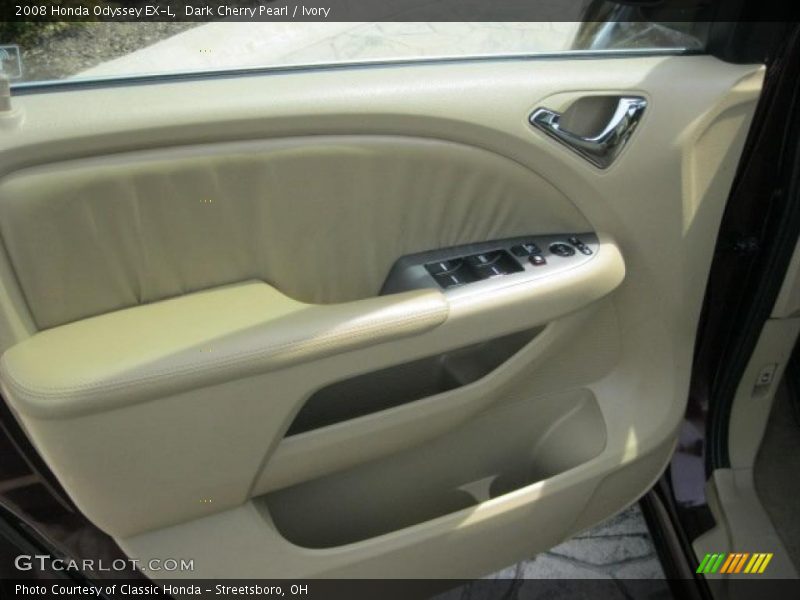 Dark Cherry Pearl / Ivory 2008 Honda Odyssey EX-L