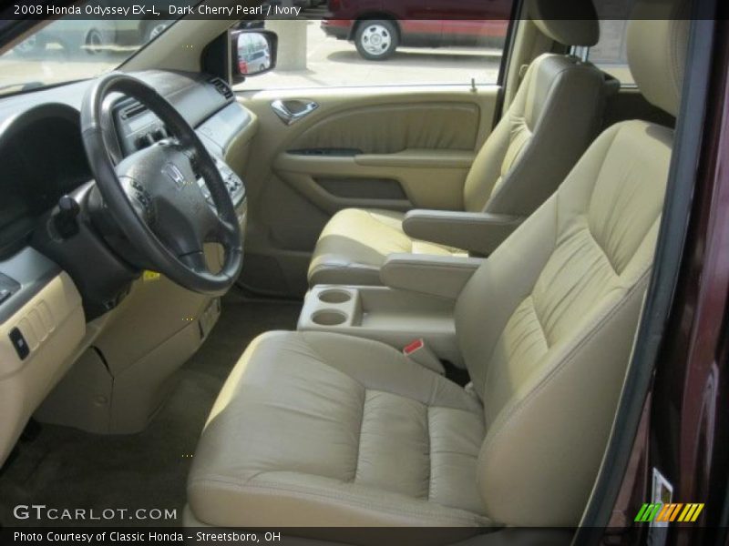 Dark Cherry Pearl / Ivory 2008 Honda Odyssey EX-L