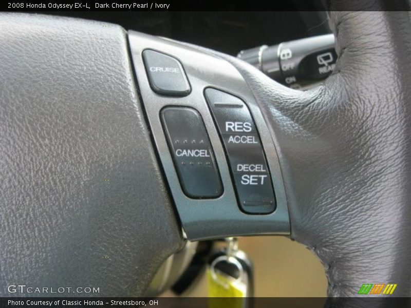 Dark Cherry Pearl / Ivory 2008 Honda Odyssey EX-L