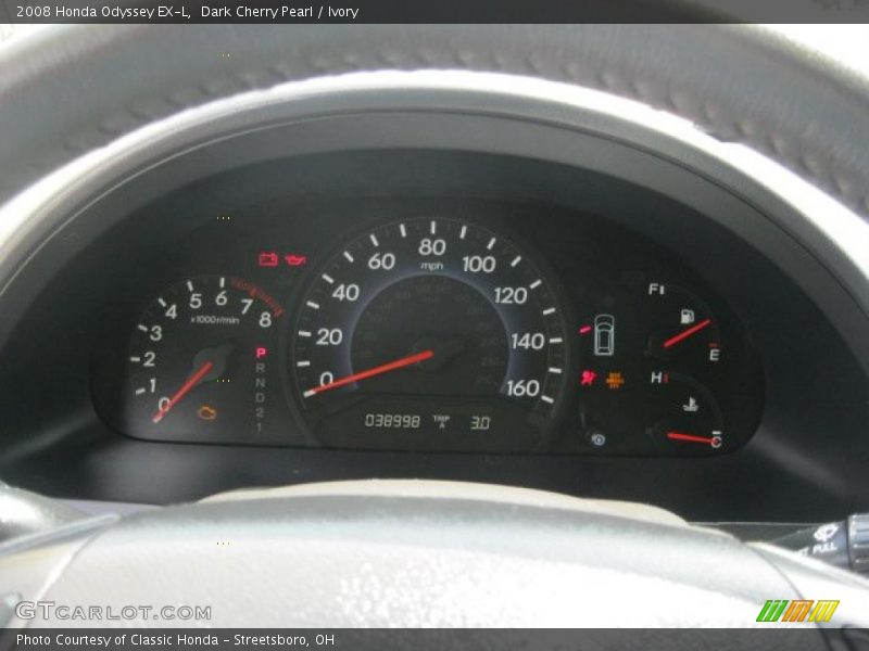 Dark Cherry Pearl / Ivory 2008 Honda Odyssey EX-L