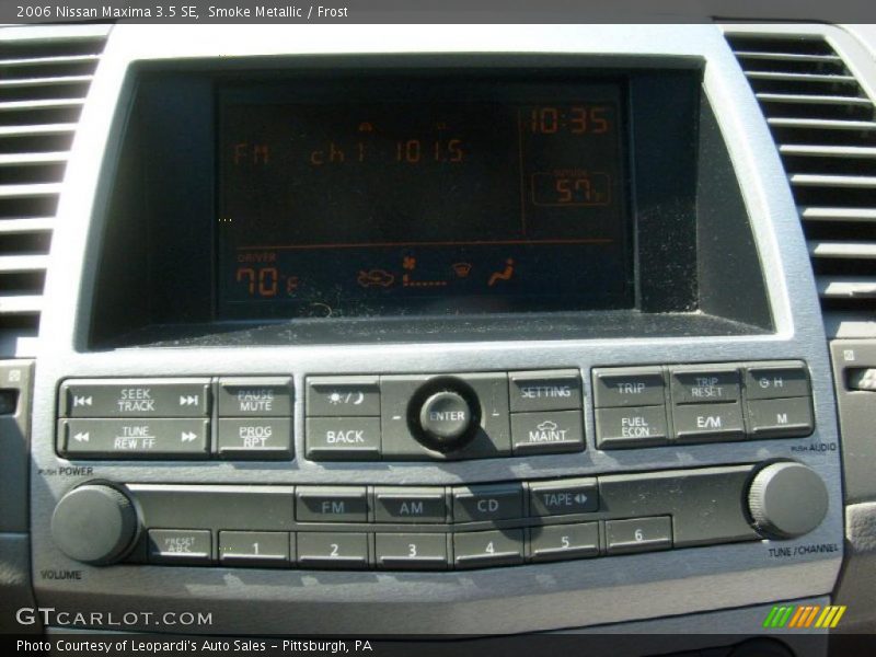 Smoke Metallic / Frost 2006 Nissan Maxima 3.5 SE