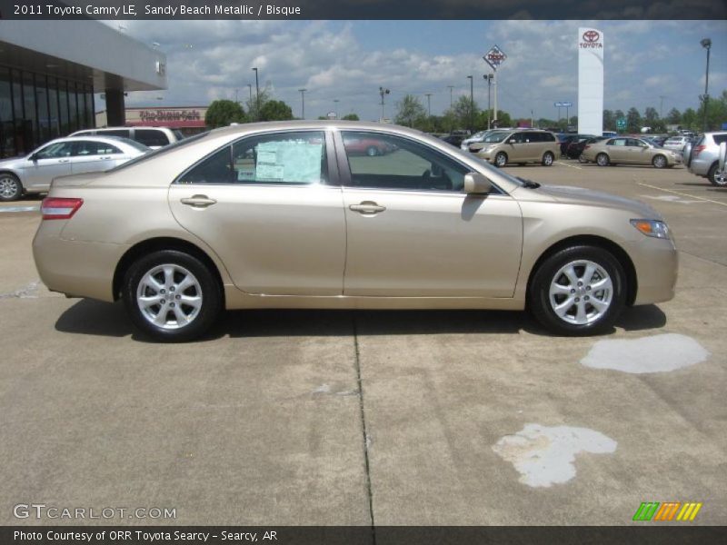 Sandy Beach Metallic / Bisque 2011 Toyota Camry LE