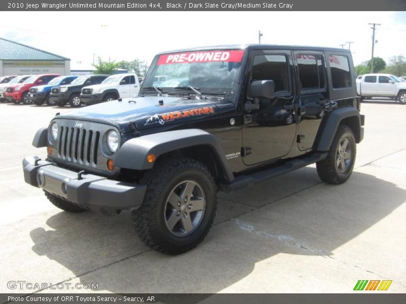 Front 3/4 View of 2010 Wrangler Unlimited Mountain Edition 4x4