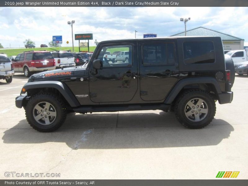 Black / Dark Slate Gray/Medium Slate Gray 2010 Jeep Wrangler Unlimited Mountain Edition 4x4