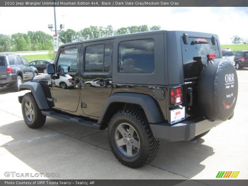 Black / Dark Slate Gray/Medium Slate Gray 2010 Jeep Wrangler Unlimited Mountain Edition 4x4