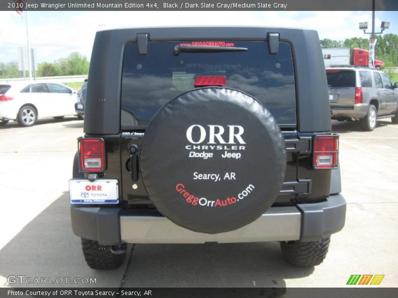 Black / Dark Slate Gray/Medium Slate Gray 2010 Jeep Wrangler Unlimited Mountain Edition 4x4