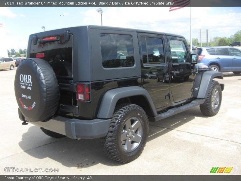 Black / Dark Slate Gray/Medium Slate Gray 2010 Jeep Wrangler Unlimited Mountain Edition 4x4