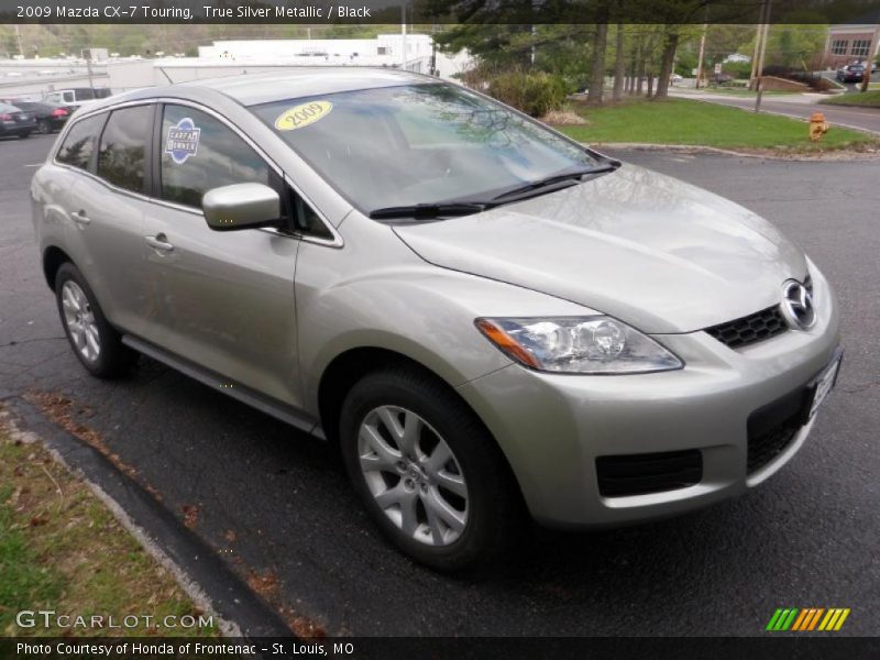 True Silver Metallic / Black 2009 Mazda CX-7 Touring