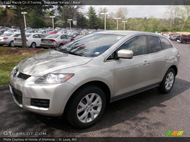 True Silver Metallic / Black 2009 Mazda CX-7 Touring