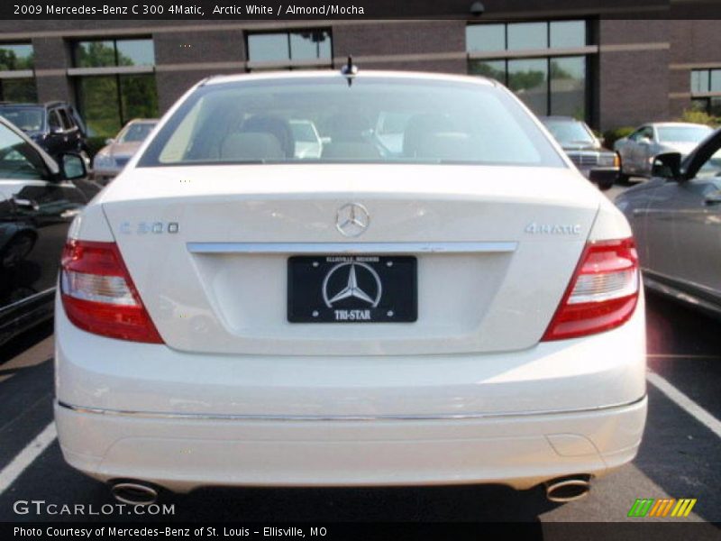 Arctic White / Almond/Mocha 2009 Mercedes-Benz C 300 4Matic