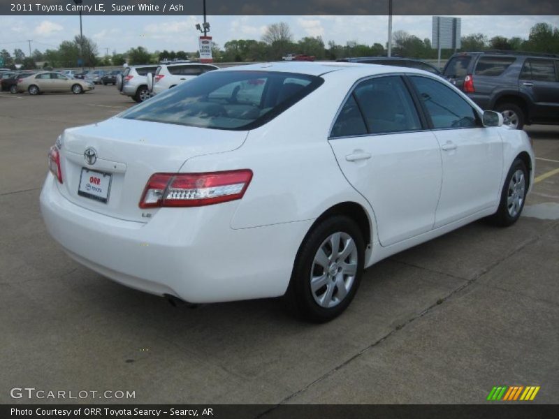 Super White / Ash 2011 Toyota Camry LE