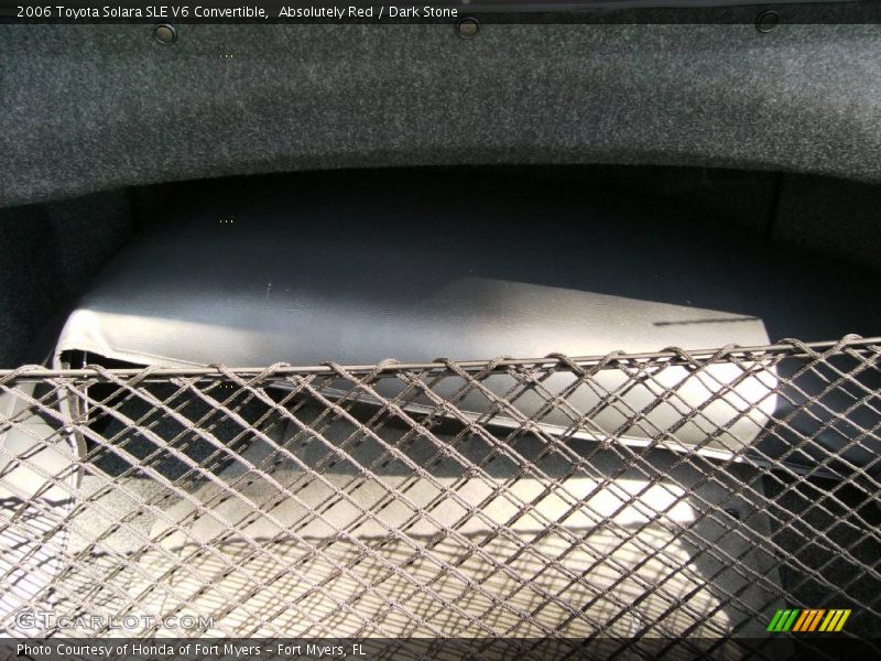 Absolutely Red / Dark Stone 2006 Toyota Solara SLE V6 Convertible