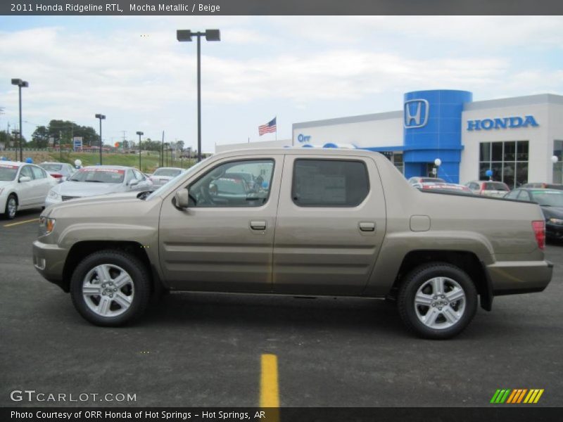 Mocha Metallic / Beige 2011 Honda Ridgeline RTL