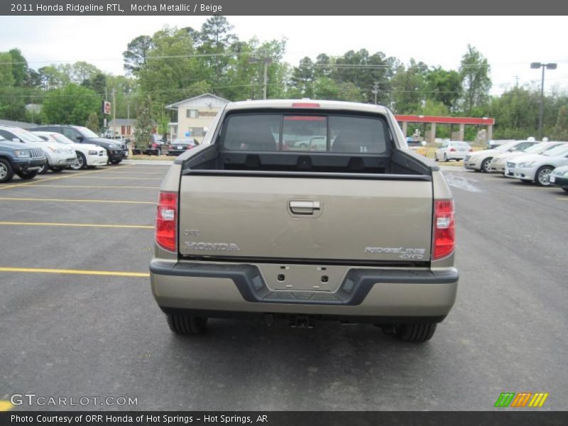 Mocha Metallic / Beige 2011 Honda Ridgeline RTL