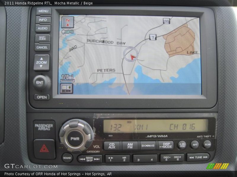 Navigation of 2011 Ridgeline RTL