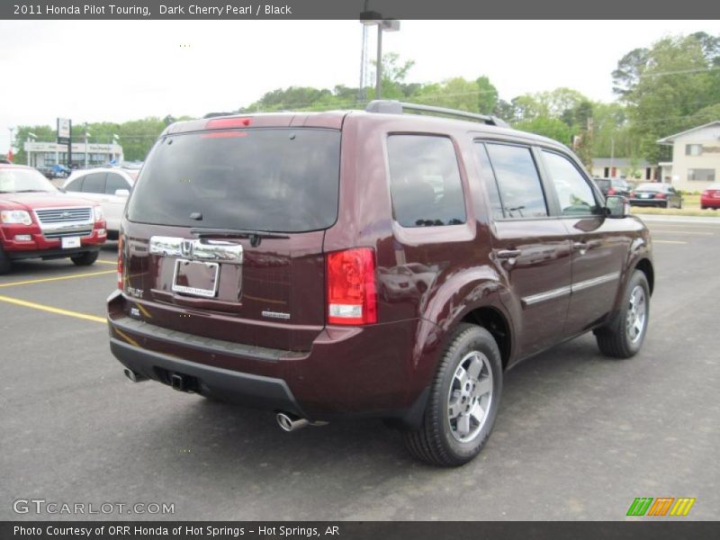 Dark Cherry Pearl / Black 2011 Honda Pilot Touring