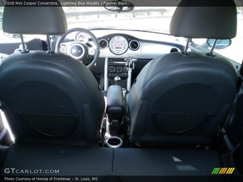 Lightning Blue Metallic / Panther Black 2008 Mini Cooper Convertible