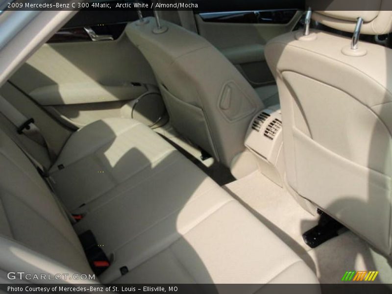 Arctic White / Almond/Mocha 2009 Mercedes-Benz C 300 4Matic