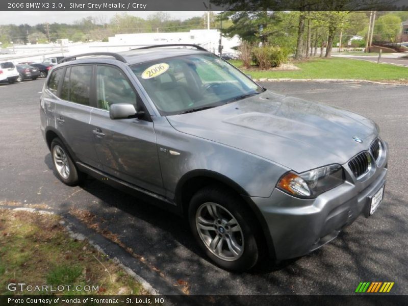Silver Grey Metallic / Grey 2006 BMW X3 3.0i
