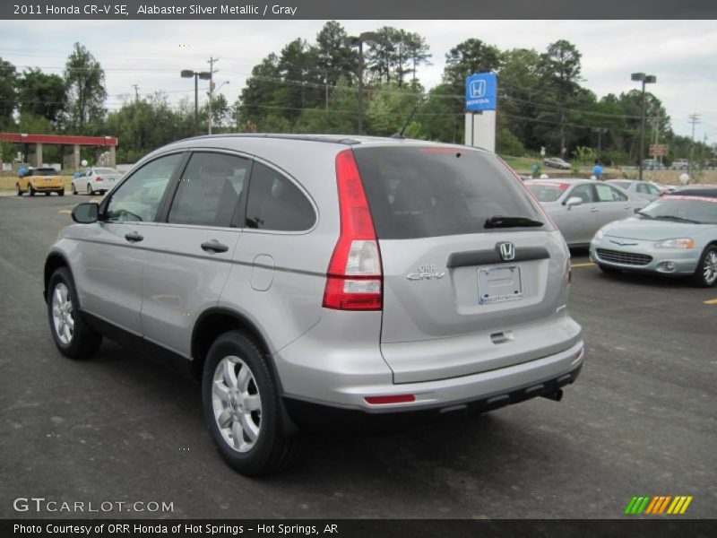 Alabaster Silver Metallic / Gray 2011 Honda CR-V SE