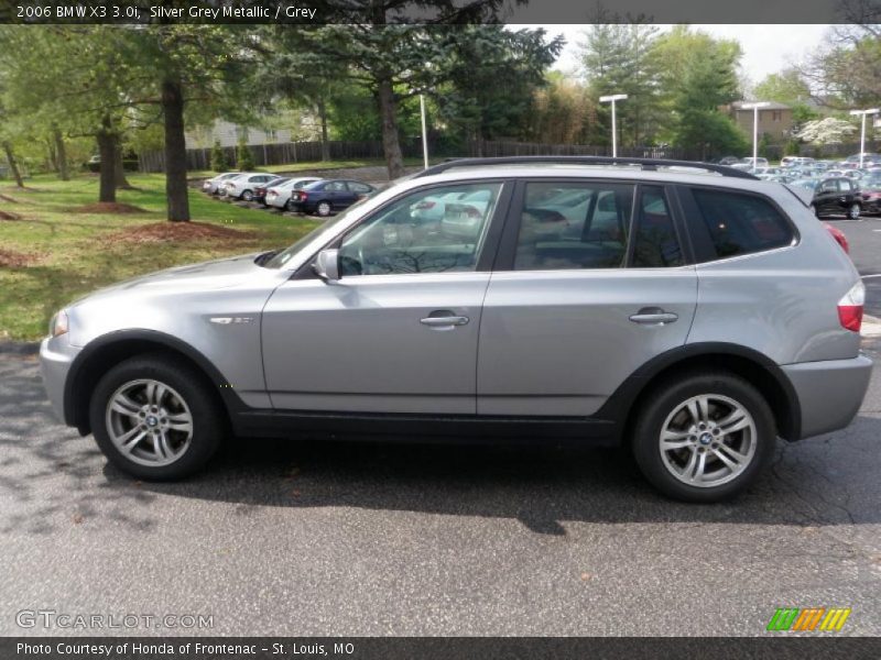 Silver Grey Metallic / Grey 2006 BMW X3 3.0i
