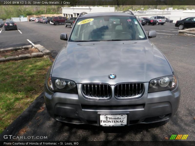 Silver Grey Metallic / Grey 2006 BMW X3 3.0i