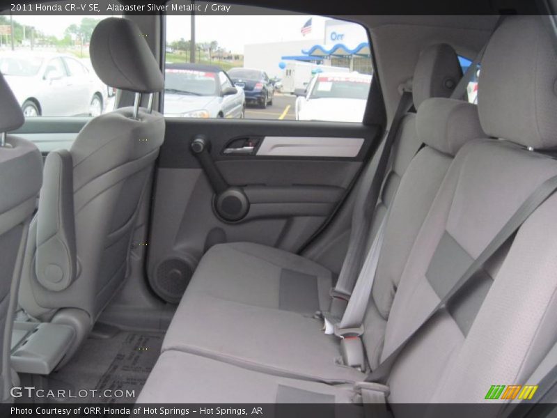 Alabaster Silver Metallic / Gray 2011 Honda CR-V SE