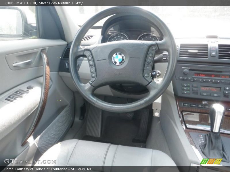 Silver Grey Metallic / Grey 2006 BMW X3 3.0i