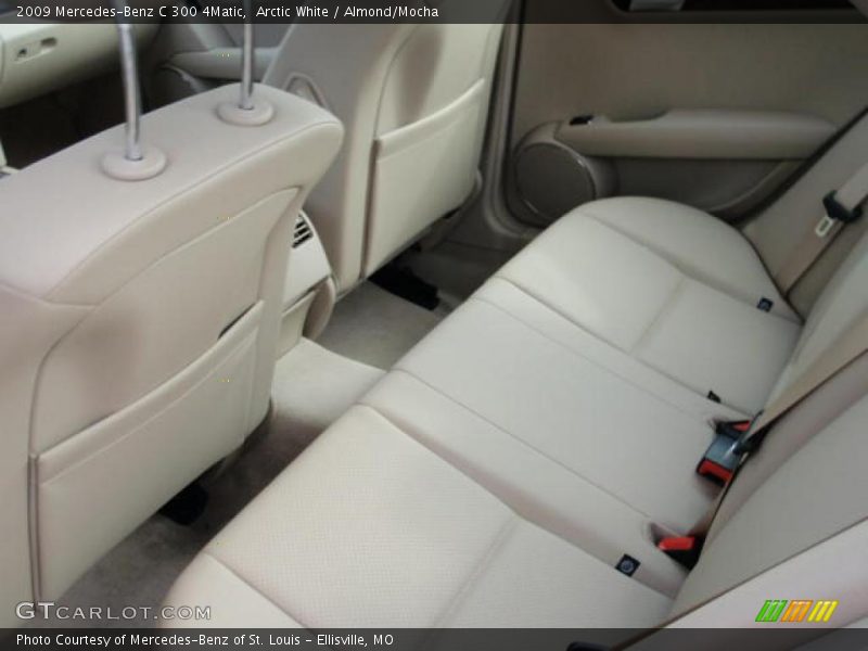 Arctic White / Almond/Mocha 2009 Mercedes-Benz C 300 4Matic