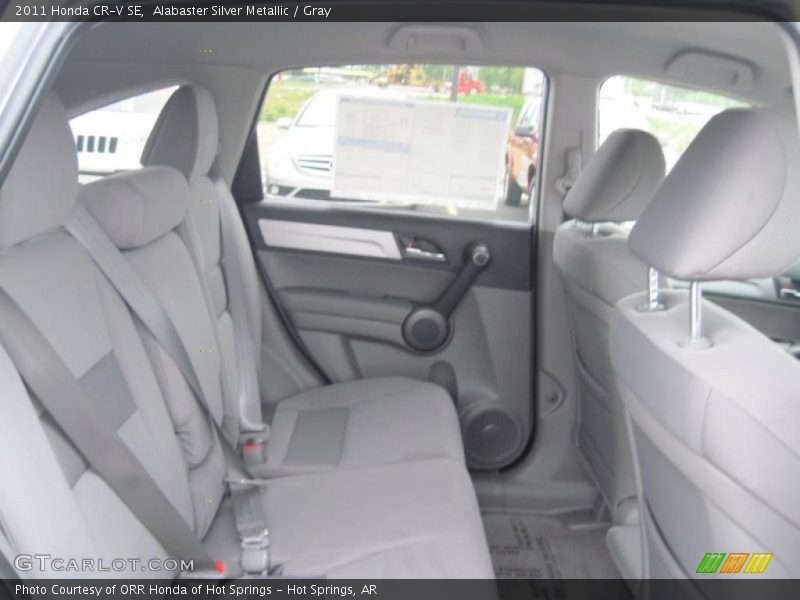 Alabaster Silver Metallic / Gray 2011 Honda CR-V SE