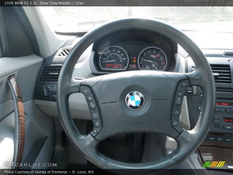 Silver Grey Metallic / Grey 2006 BMW X3 3.0i