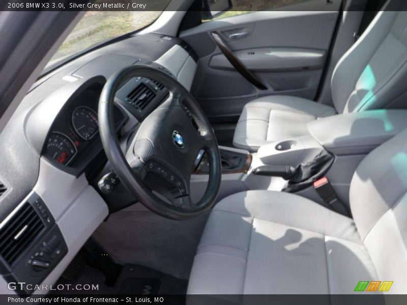 Silver Grey Metallic / Grey 2006 BMW X3 3.0i