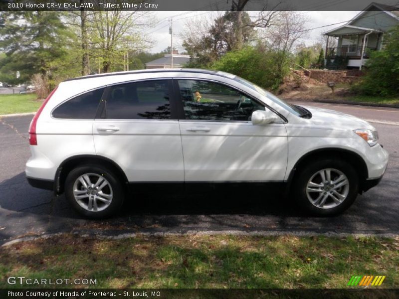 Taffeta White / Gray 2010 Honda CR-V EX-L AWD