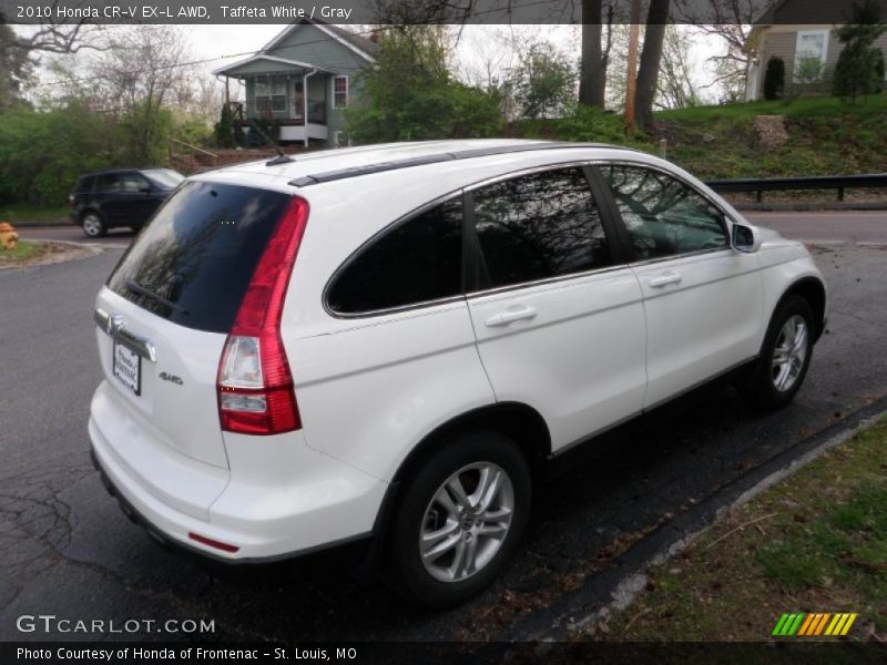 Taffeta White / Gray 2010 Honda CR-V EX-L AWD