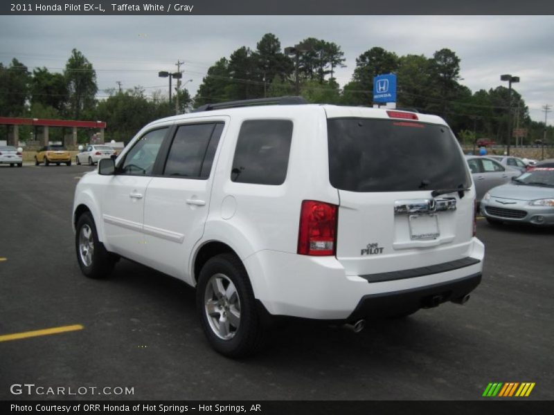 Taffeta White / Gray 2011 Honda Pilot EX-L