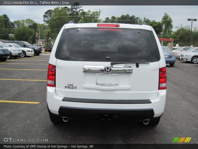 Taffeta White / Gray 2011 Honda Pilot EX-L