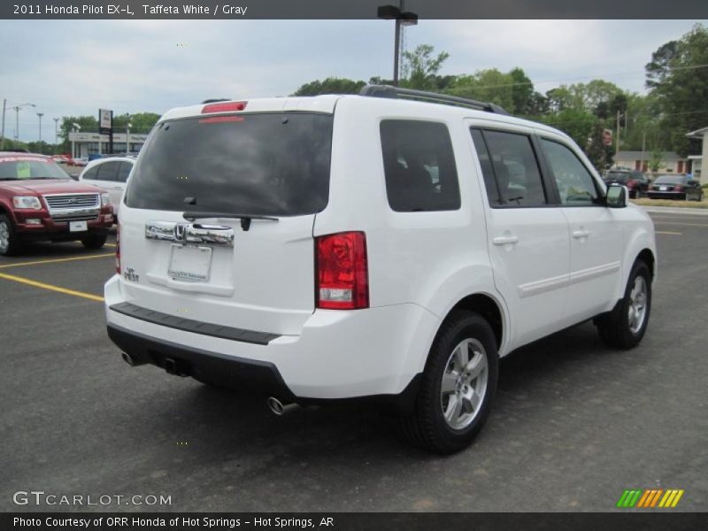 Taffeta White / Gray 2011 Honda Pilot EX-L