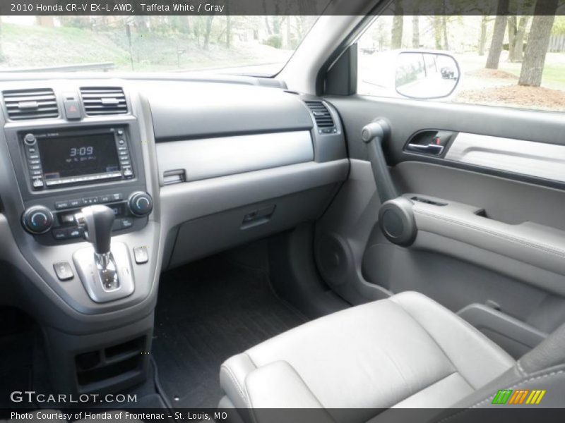 Taffeta White / Gray 2010 Honda CR-V EX-L AWD