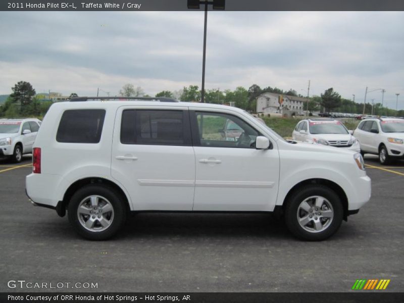 Taffeta White / Gray 2011 Honda Pilot EX-L