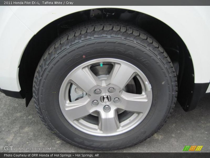 Taffeta White / Gray 2011 Honda Pilot EX-L