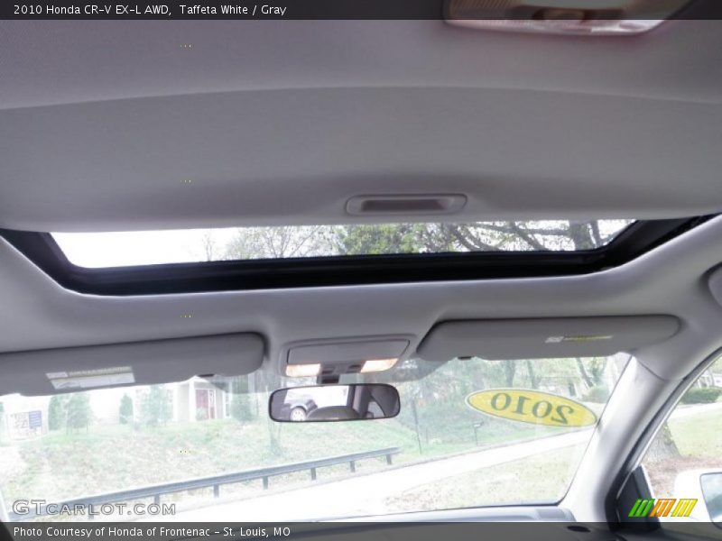 Taffeta White / Gray 2010 Honda CR-V EX-L AWD