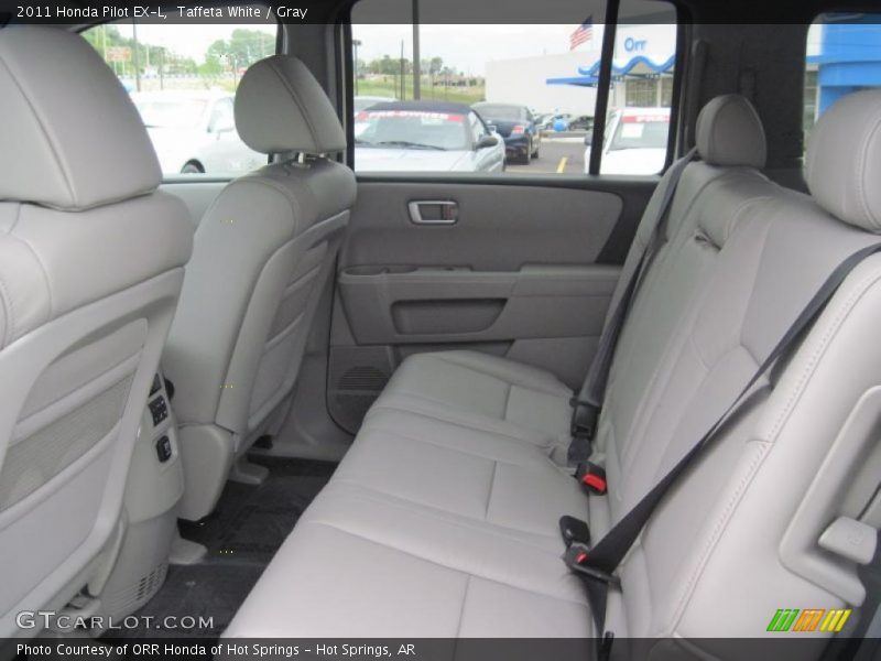 Taffeta White / Gray 2011 Honda Pilot EX-L