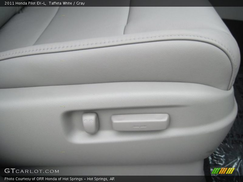 Taffeta White / Gray 2011 Honda Pilot EX-L