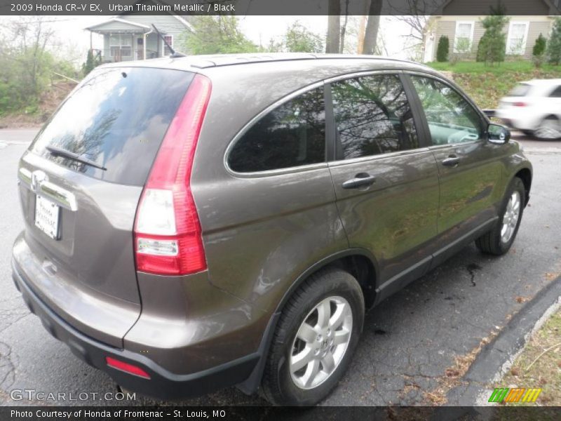 Urban Titanium Metallic / Black 2009 Honda CR-V EX
