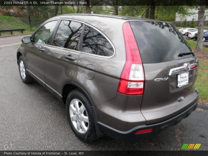 Urban Titanium Metallic / Black 2009 Honda CR-V EX