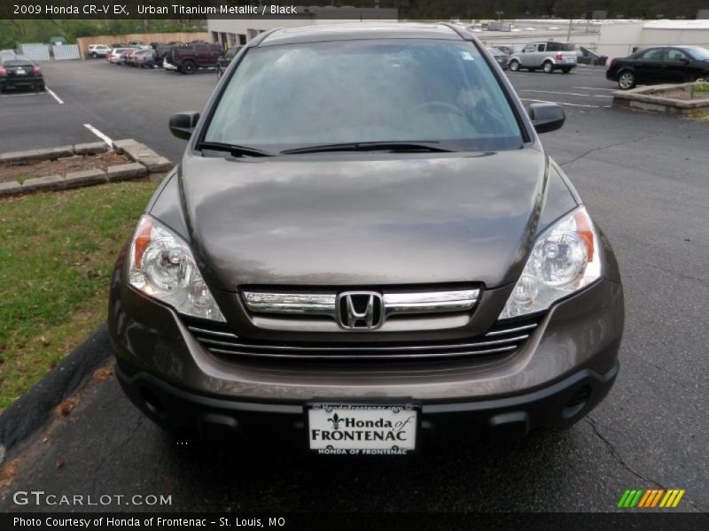 Urban Titanium Metallic / Black 2009 Honda CR-V EX