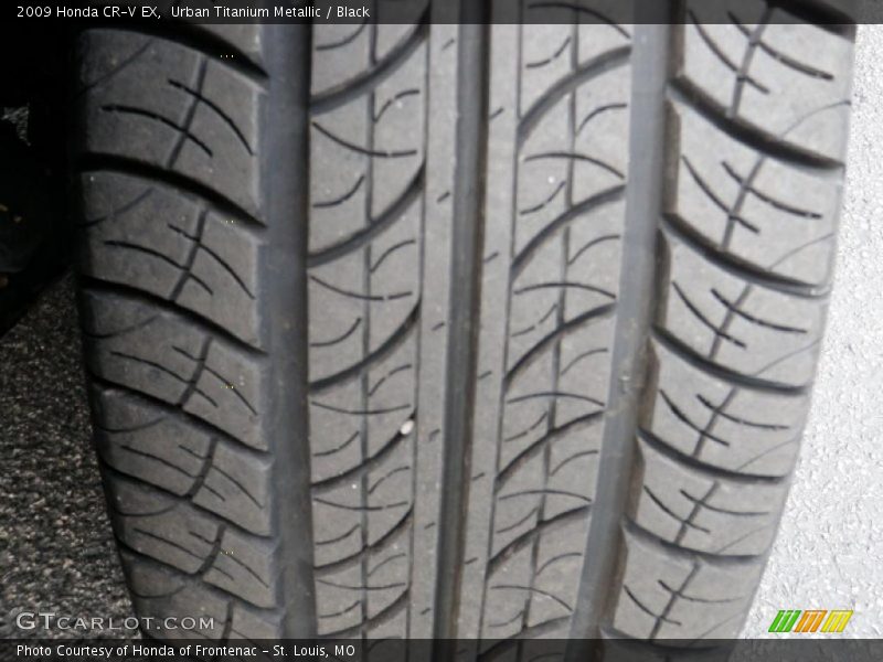 Urban Titanium Metallic / Black 2009 Honda CR-V EX