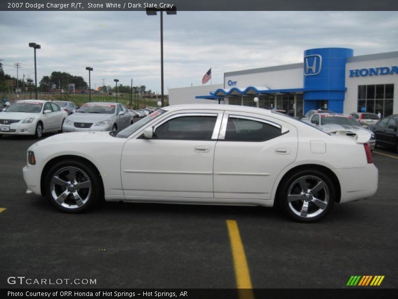 Stone White / Dark Slate Gray 2007 Dodge Charger R/T
