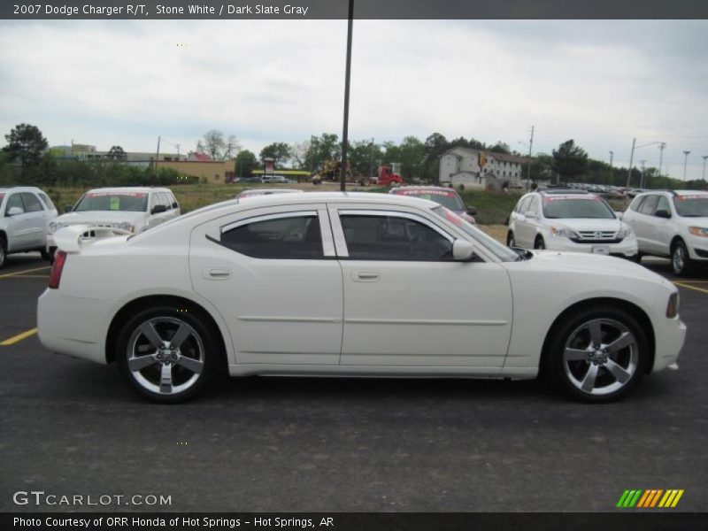 Stone White / Dark Slate Gray 2007 Dodge Charger R/T