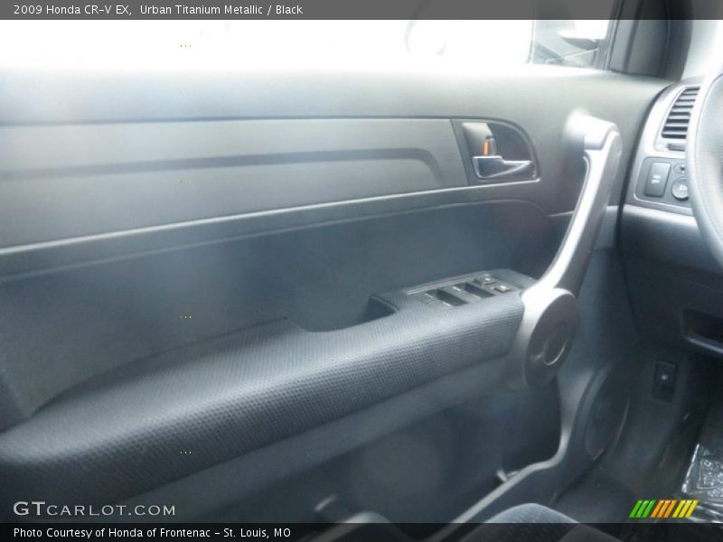 Urban Titanium Metallic / Black 2009 Honda CR-V EX